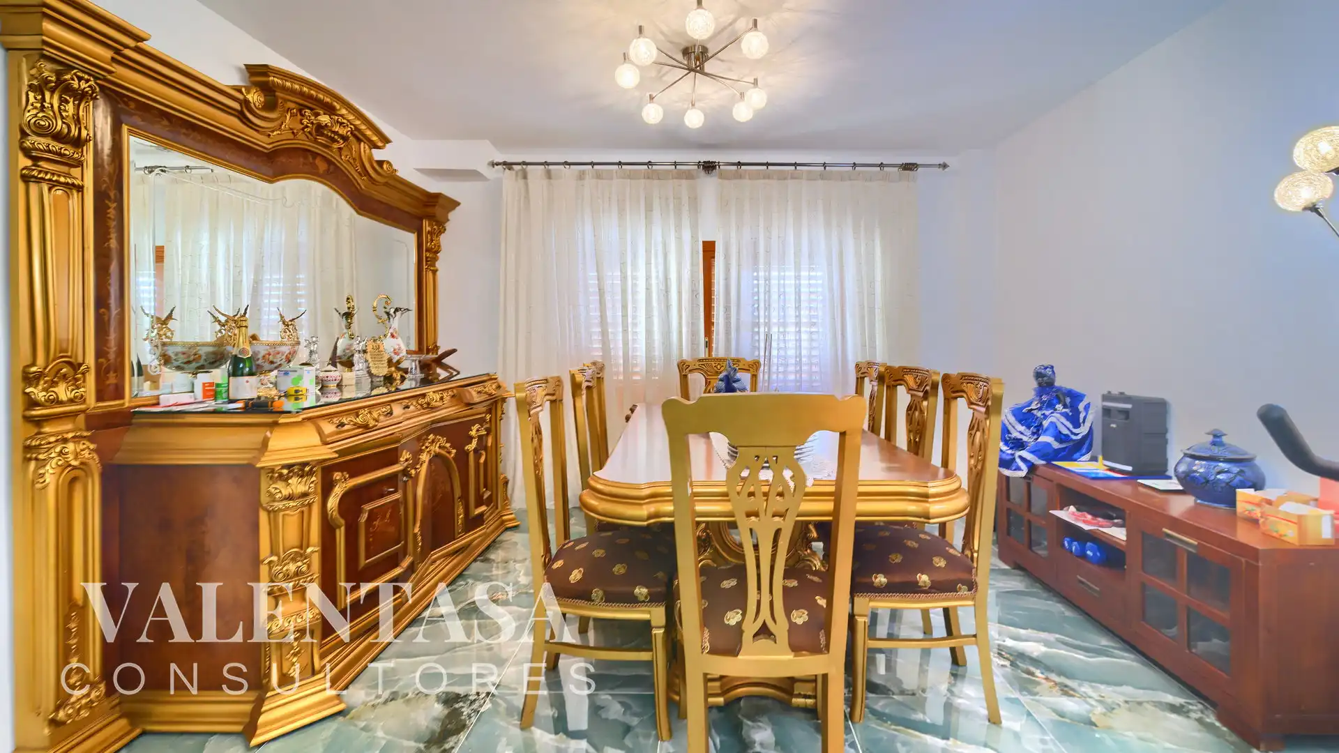 Dining room of Houses for sale in L'Eliana  with Air Conditioner, Heating and Private garden