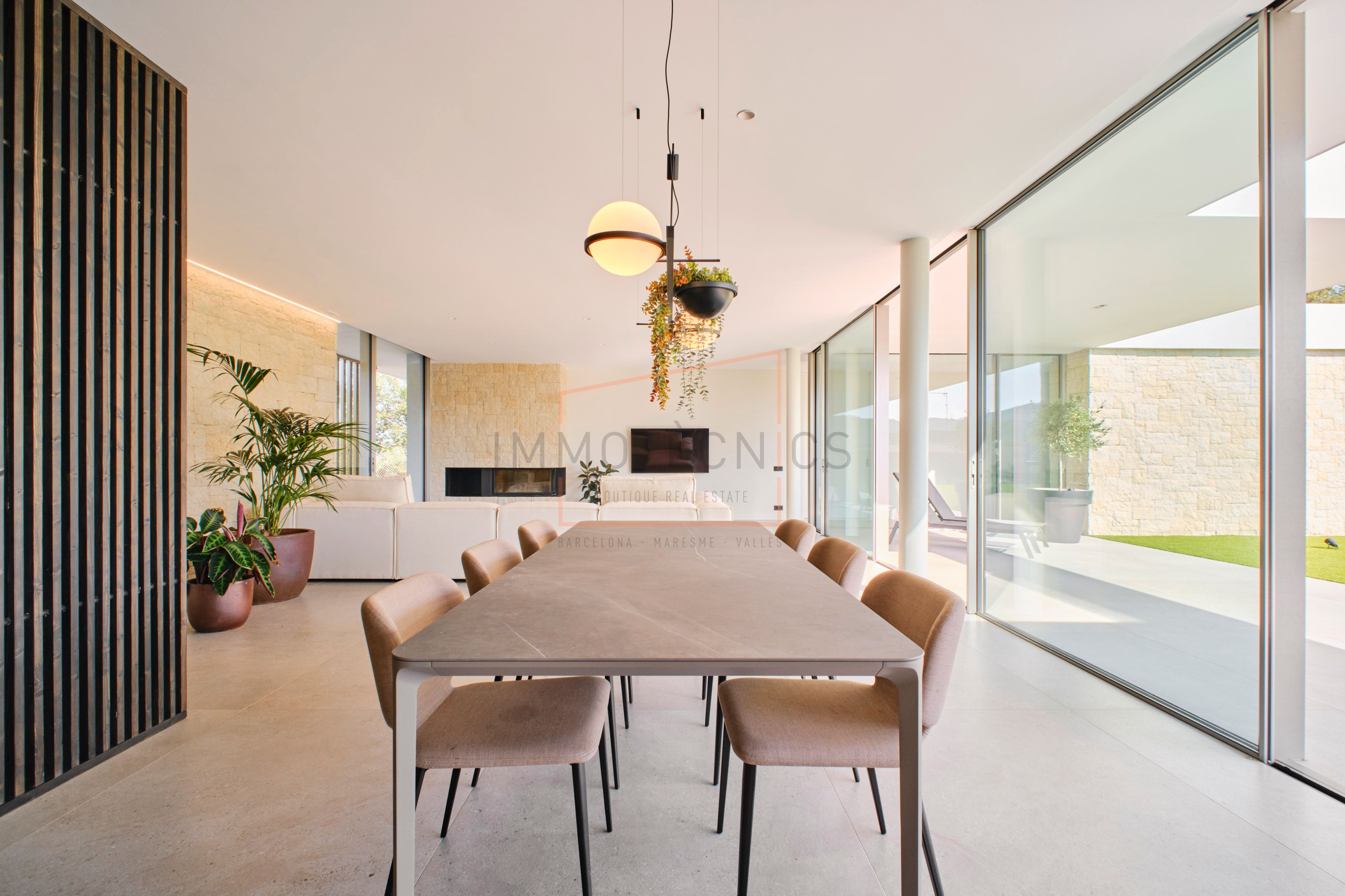 Dining room of House or chalet for sale in Vallromanes  with Air Conditioner, Heating and Private garden