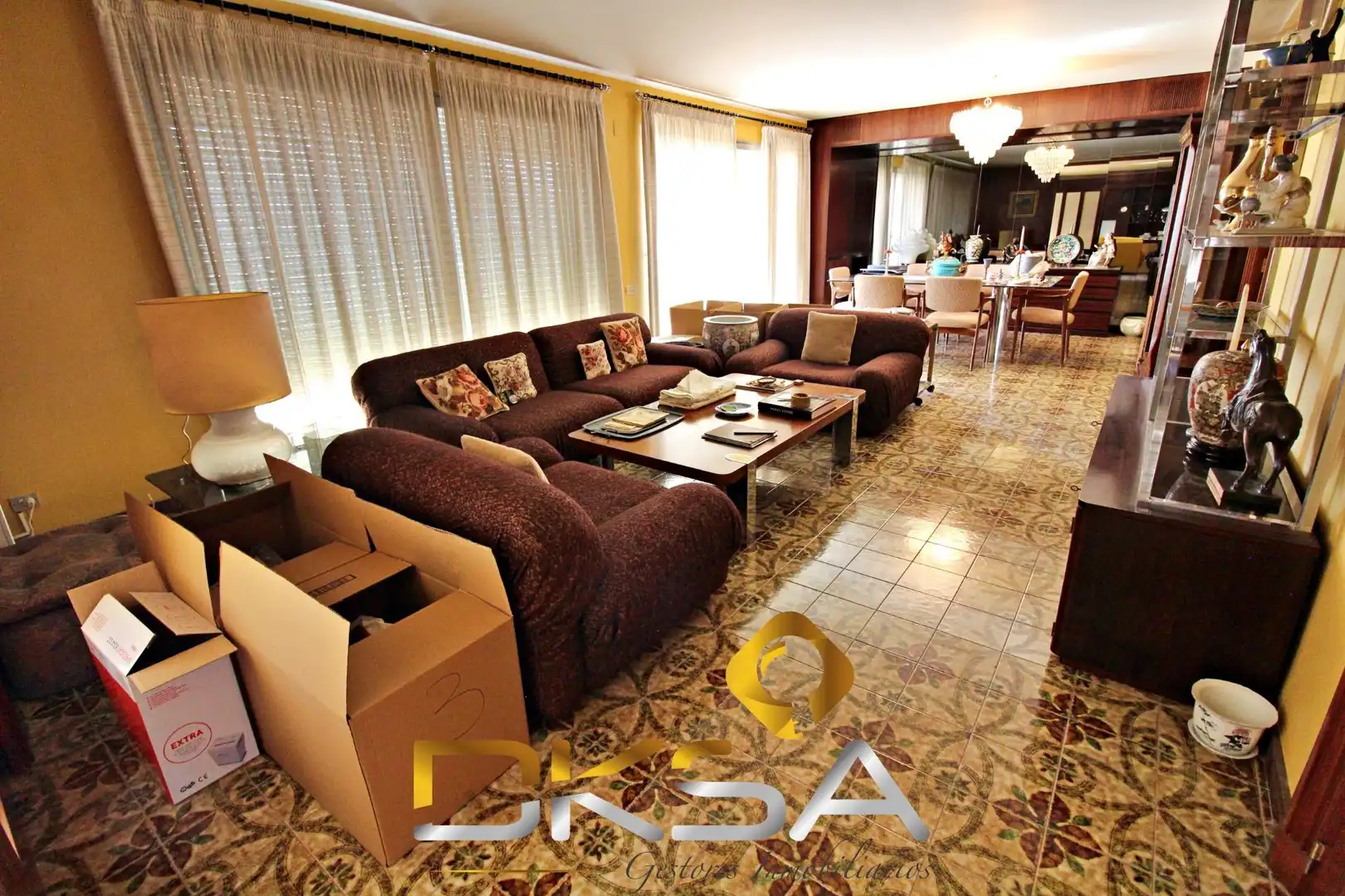 Wohnzimmer von Wohnung zum Verkauf in Vila-real mit Heizung, Terrasse und Möbliert