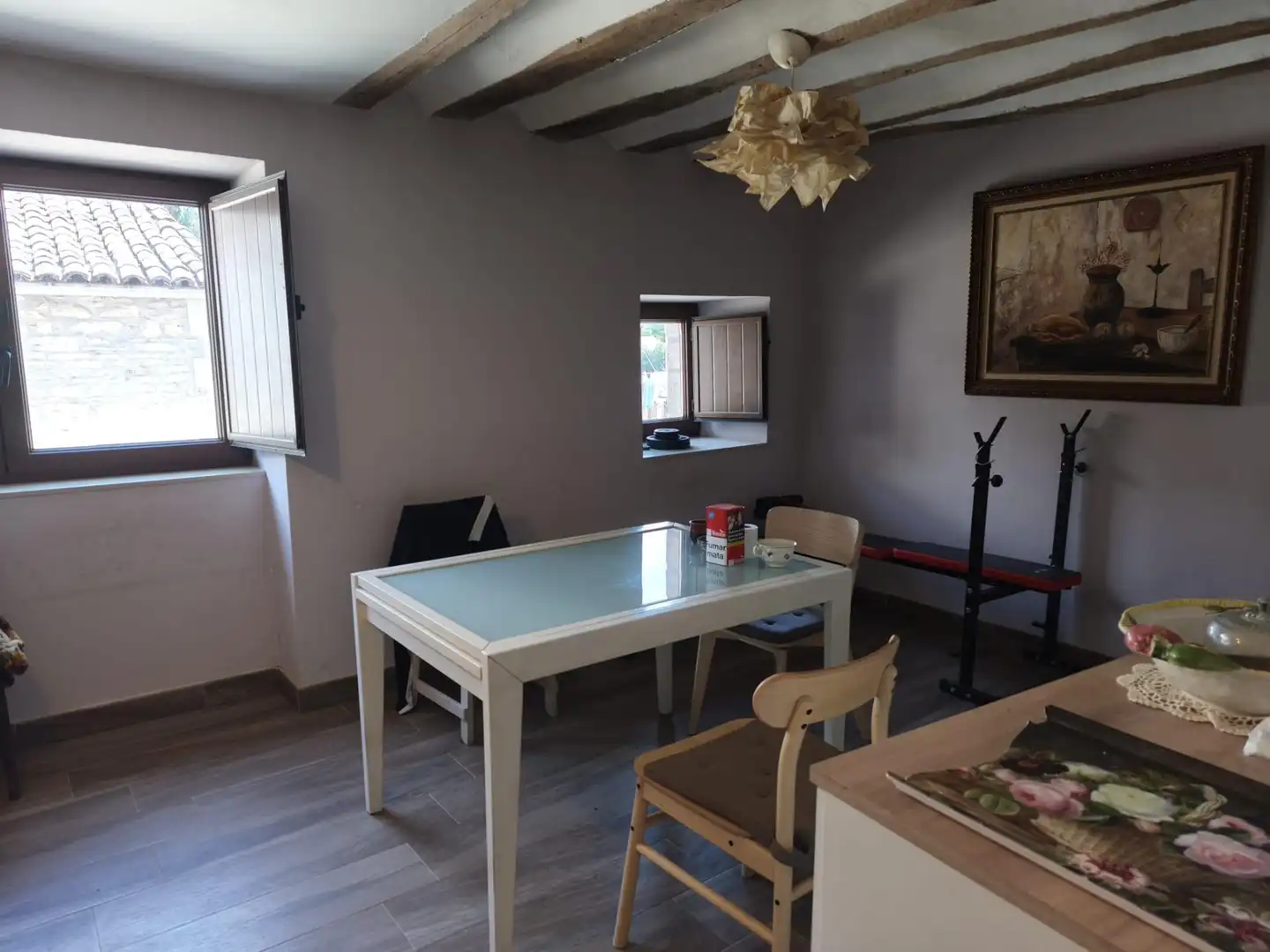 Dining room of Houses for sale in Carrias  with Heating and Furnished
