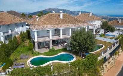 Exterior view of Single-family semi-detached for sale in Marbella  with Air Conditioner, Private garden and Terrace