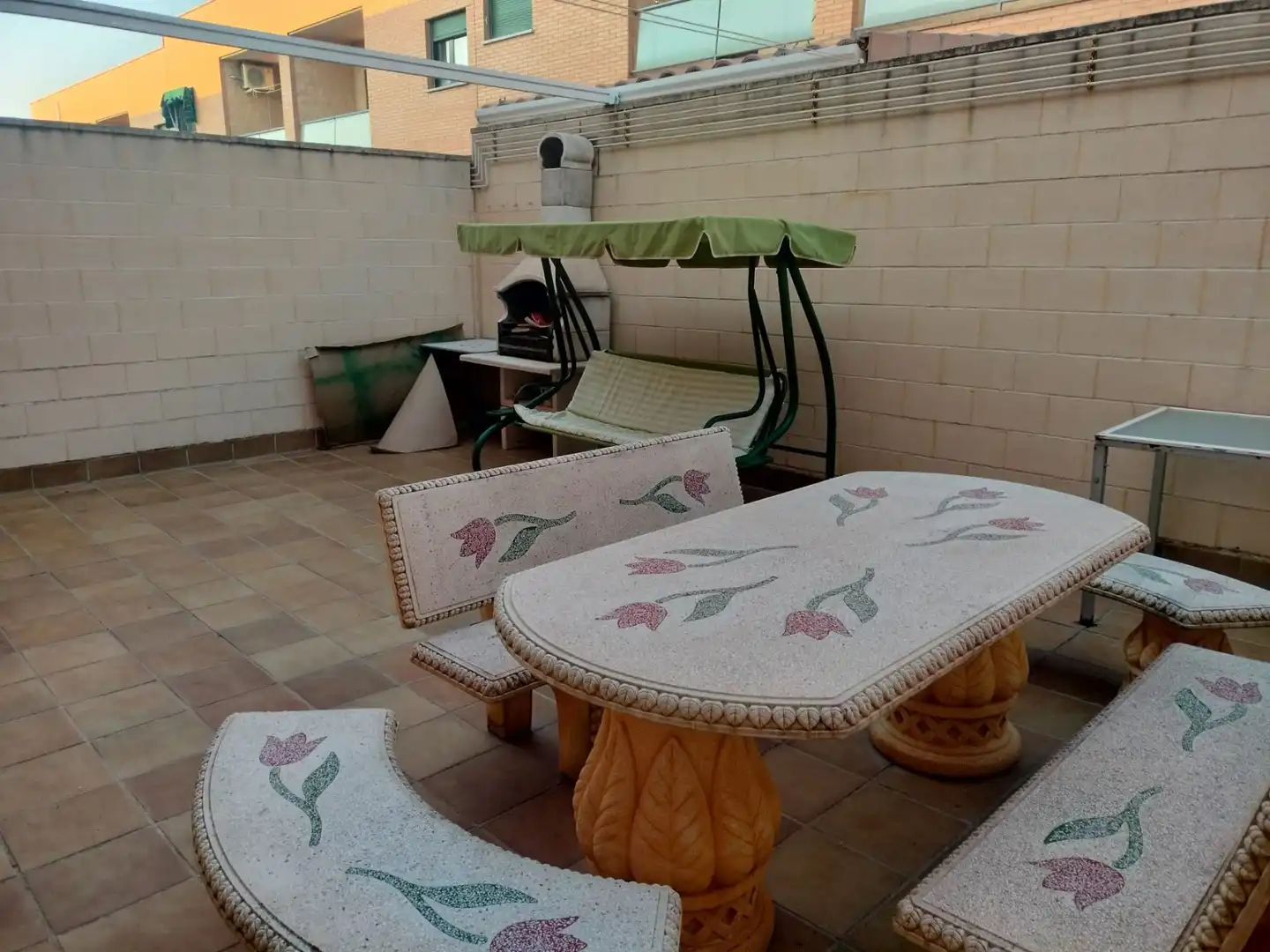 Terrassa de Casa adosada en venda en Argamasilla de Calatrava amb Aire condicionat, Calefacció i Terrassa