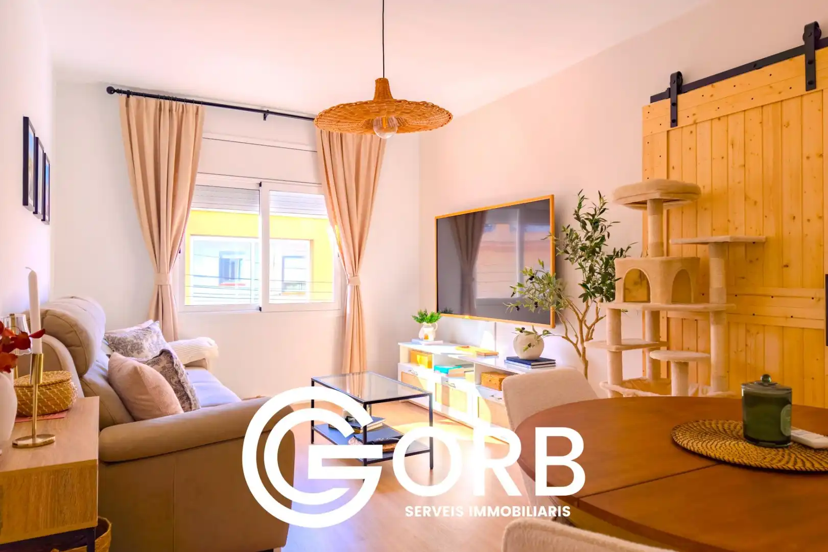 Sala de estar de Piso en venta en Mataró con Aire acondicionado, Calefacción y Terraza