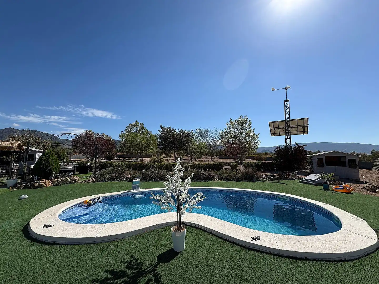 Piscina de Casa o xalet en venda en Biar amb Calefacció, Jardí privat i Parquet