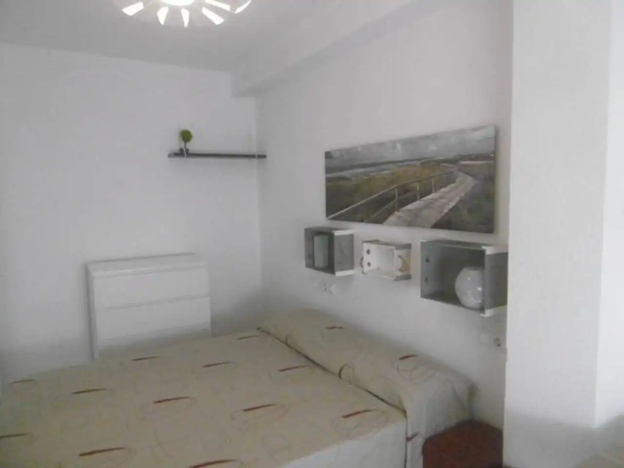 Bedroom of Flat for rent in Almería  with Air Conditioner, Terrace and Furnished