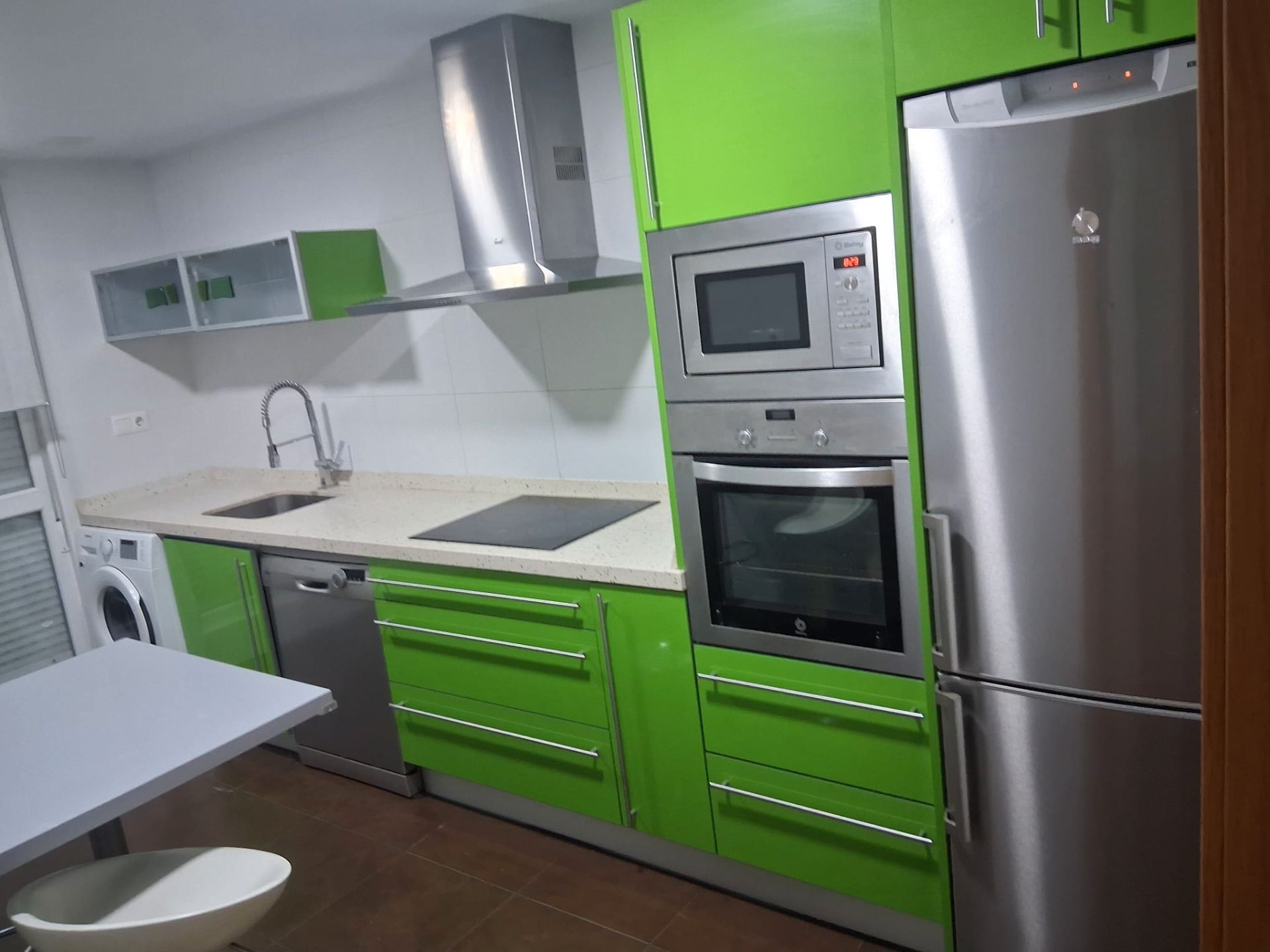 Cuina de Dúplex de lloguer en Piélagos amb Calefacció, Terrassa i Moblat