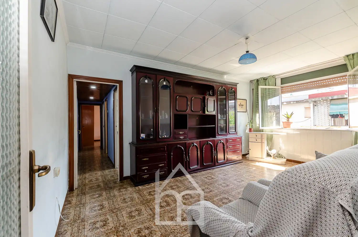 Living room of Flat for sale in Cornellà de Llobregat  with Air Conditioner