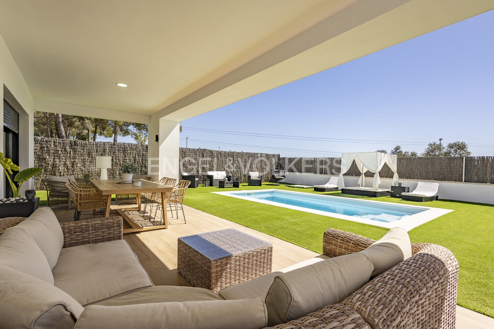 Terraza de Casa o chalet en venta en Canyelles con Aire acondicionado, Calefacción y Jardín privado
