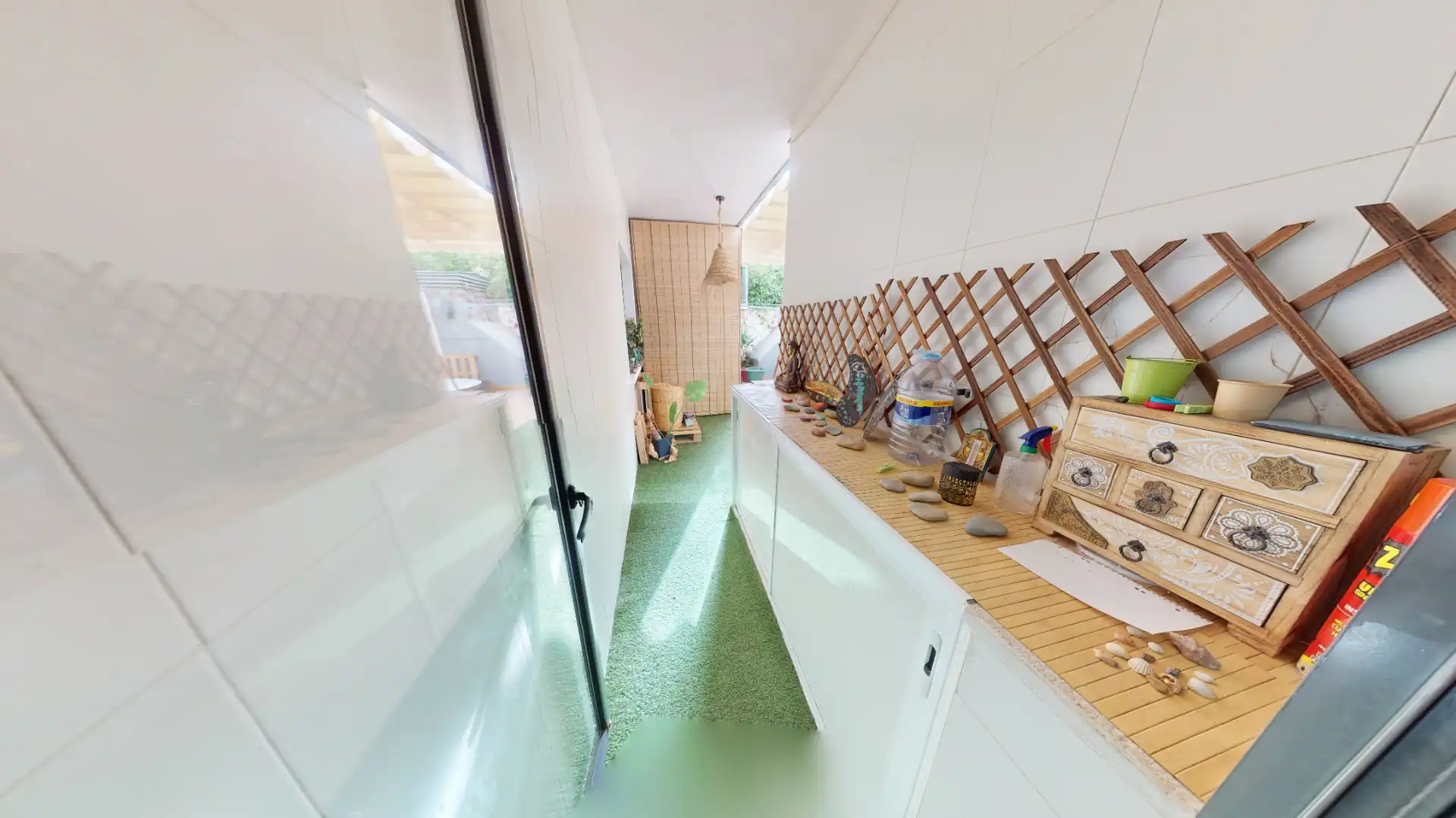 Küche von Wohnung zum Verkauf in Alicante / Alacant mit Klimaanlage, Heizung und Parkett
