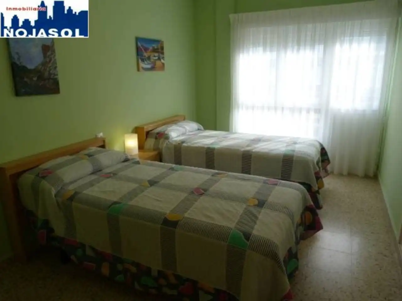 Bedroom of Flat for rent in Noja  with Heating, Terrace and Furnished