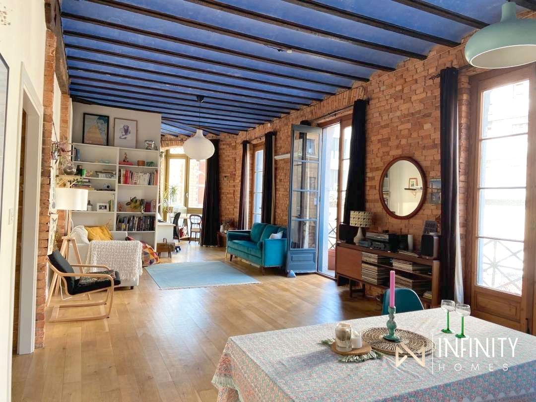 Sala d'estar de Pis de lloguer en Bilbao  amb Calefacció i Balcó