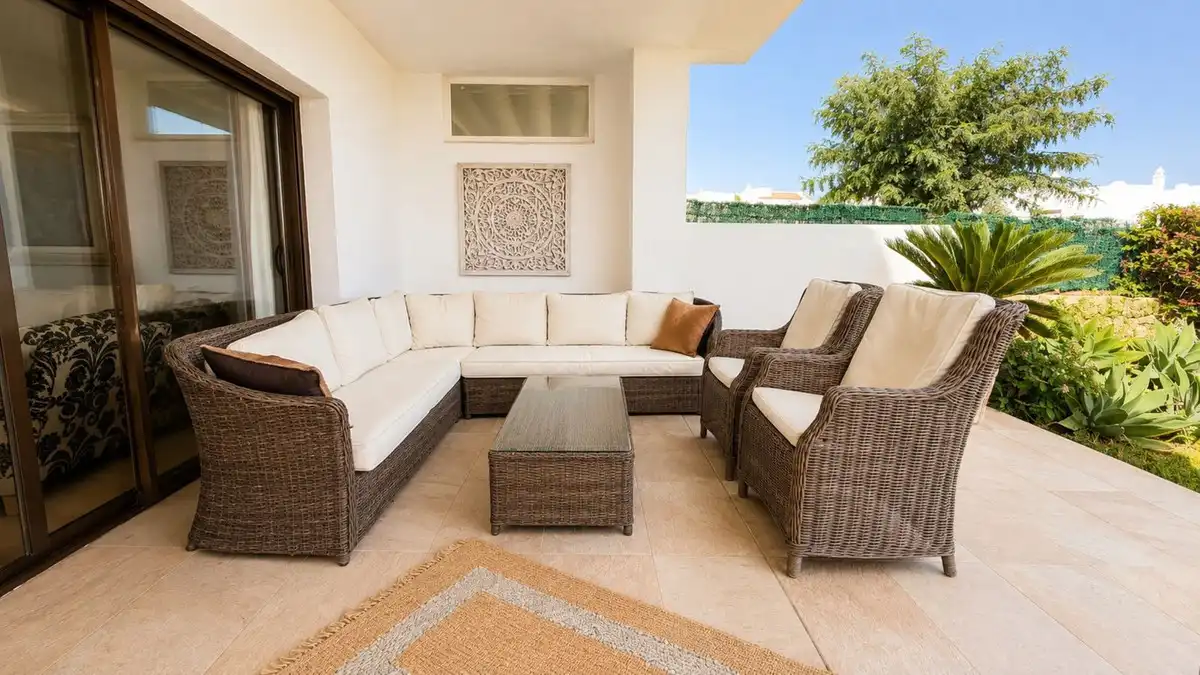 Terrace of Detached homes for sale in La Alcaidesa  with Air Conditioner, Private garden and Terrace