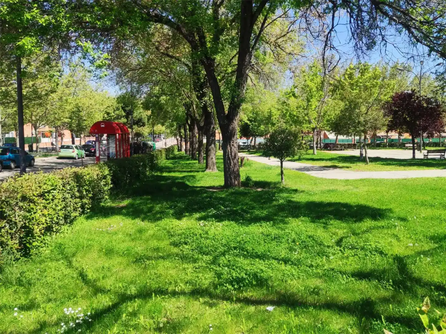 Exterior view of Flat for sale in Getafe  with Air Conditioner, Swimming Pool and Balcony