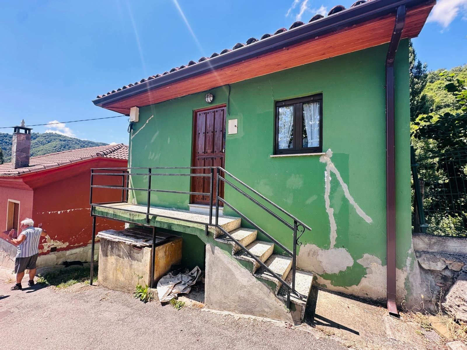 Exterior view of Country house for sale in Teverga  with Private garden and Terrace