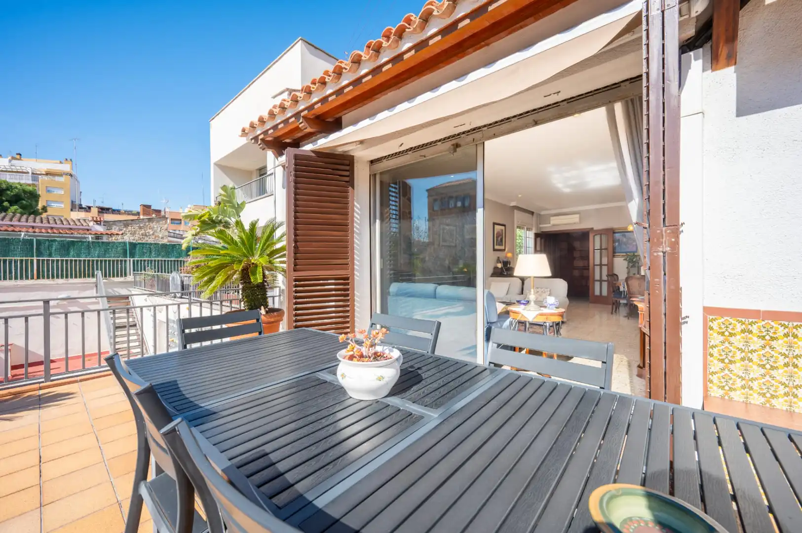 Terraza de Casa o chalet en venta en Mataró con Calefacción, Jardín privado y Terraza