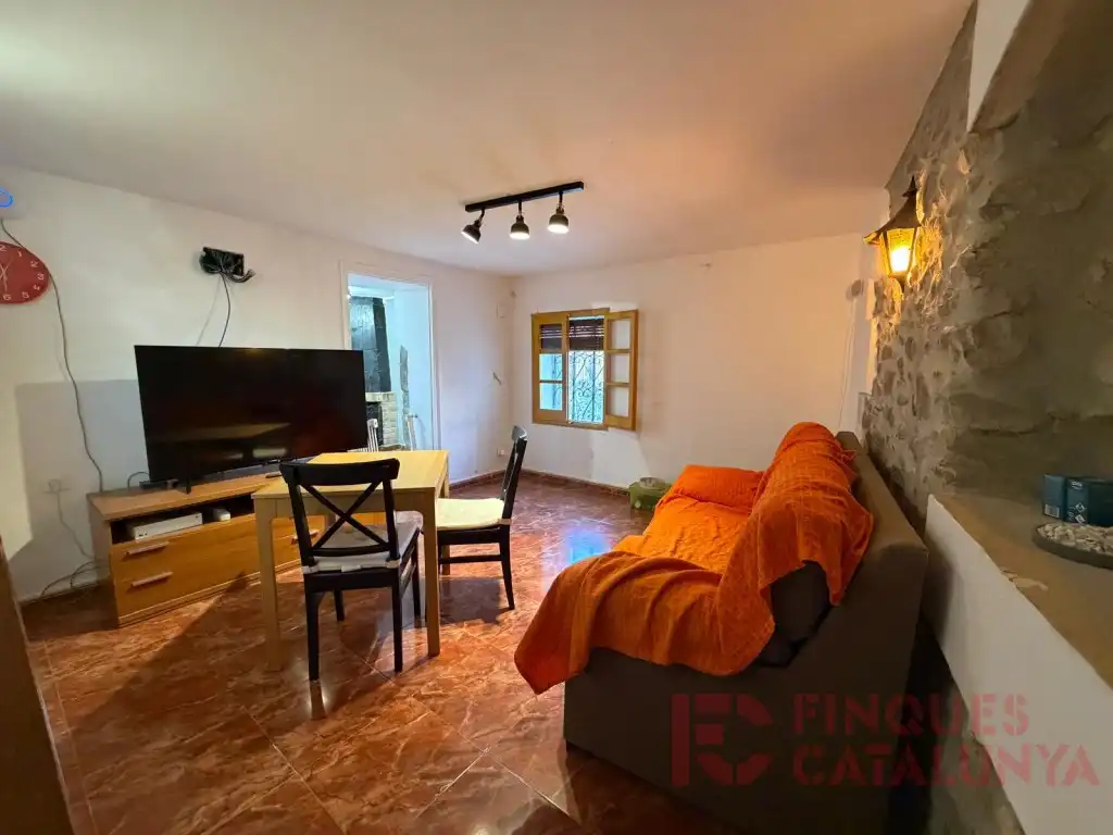 Sala d'estar de Casa o xalet en venda en Anglès amb Terrassa