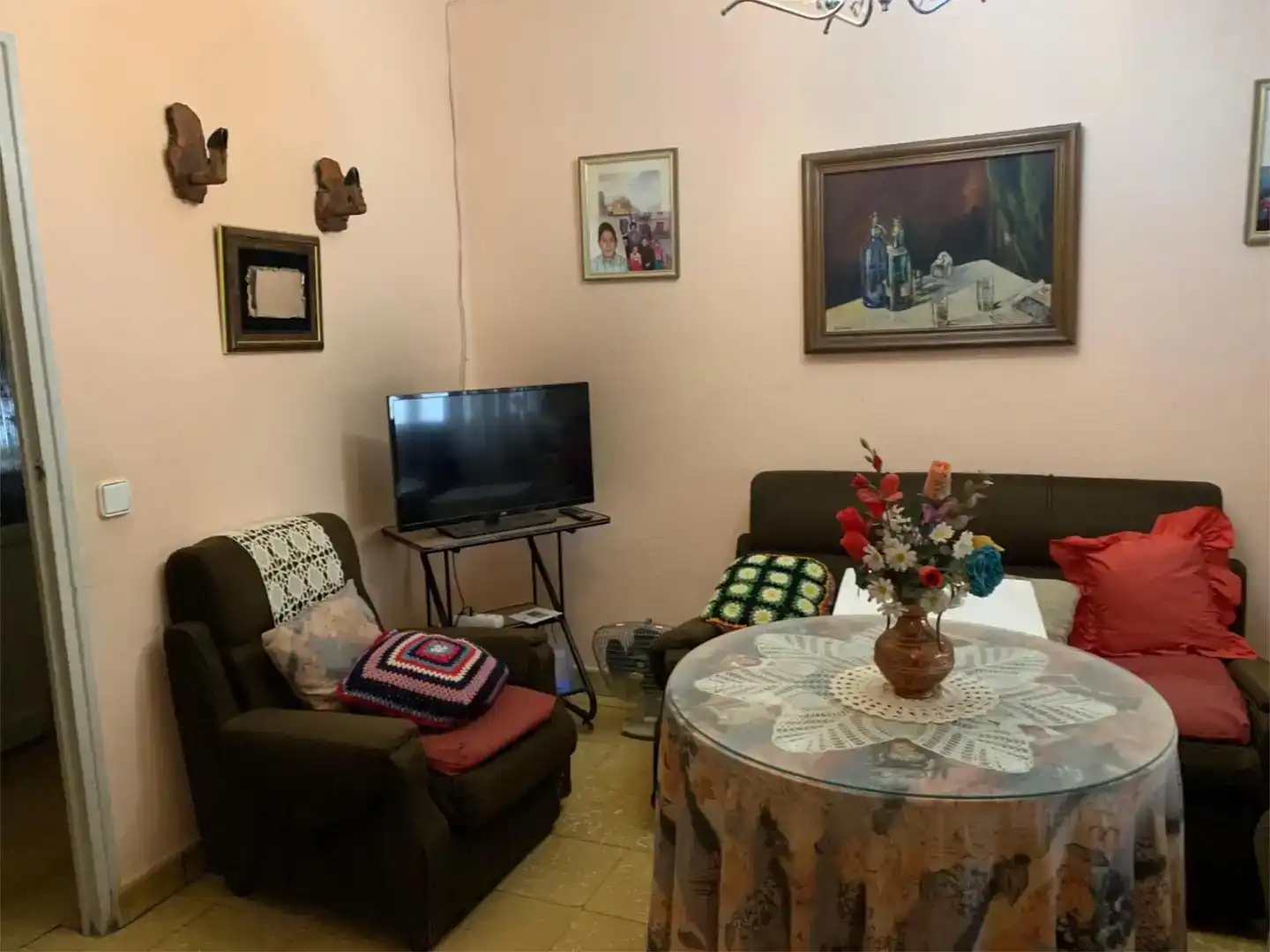 Sala d'estar de Àtic en venda en Alcázar de San Juan amb Aire condicionat i Balcó