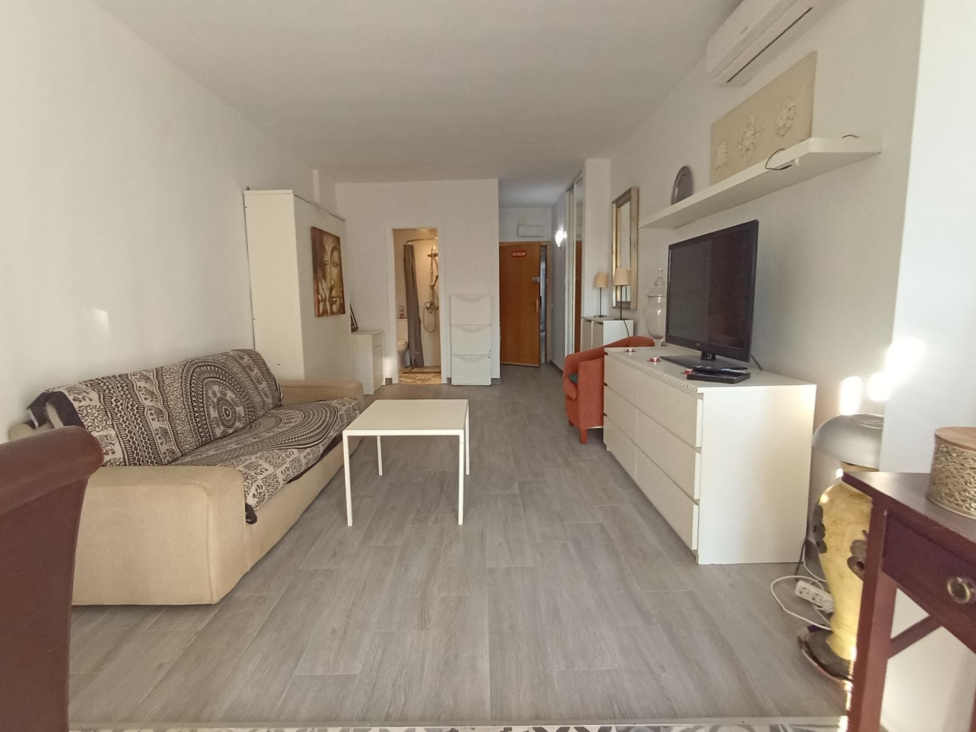 Living room of Study to rent in Torremolinos  with Air Conditioner and Balcony