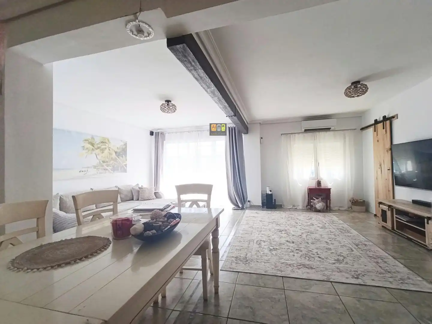 Wohnzimmer von Wohnungen zum Verkauf in Altea mit Klimaanlage, Heizung und Balkon