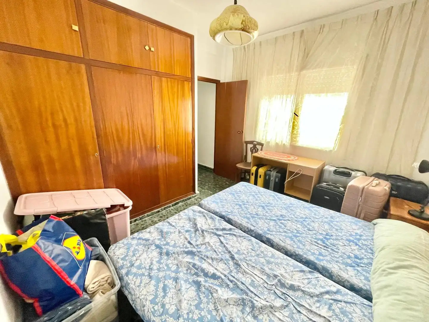 Dormitori de Apartament de lloguer en San Javier amb Terrassa, Moblat i Forn