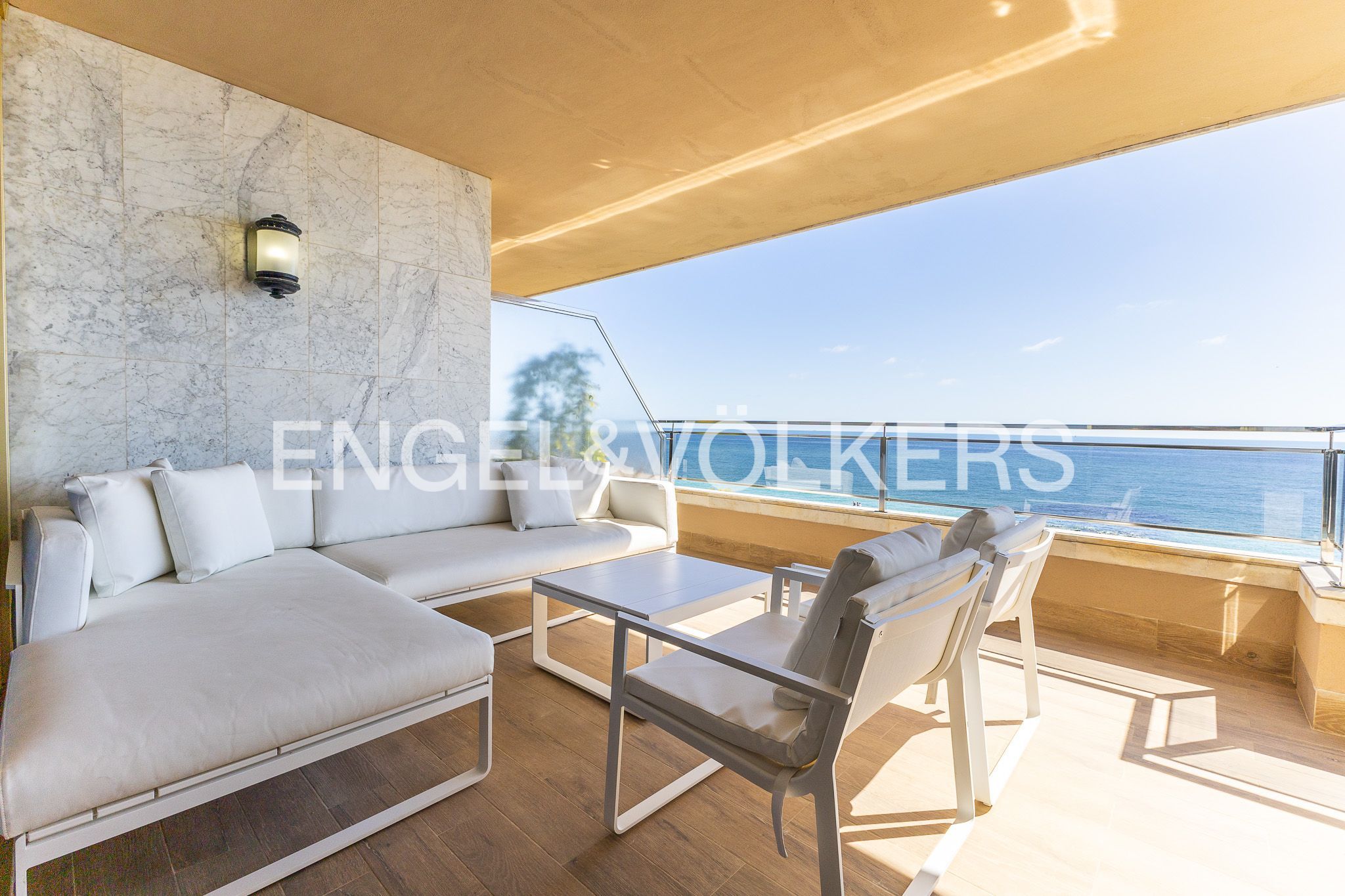 Terrace of Flat for sale in Caldes d'Estrac  with Air Conditioner, Heating and Private garden