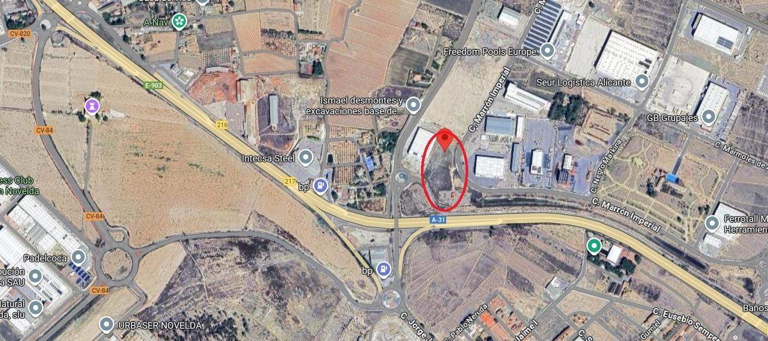 Vista exterior de Terreno industrial en venta en Monforte del Cid