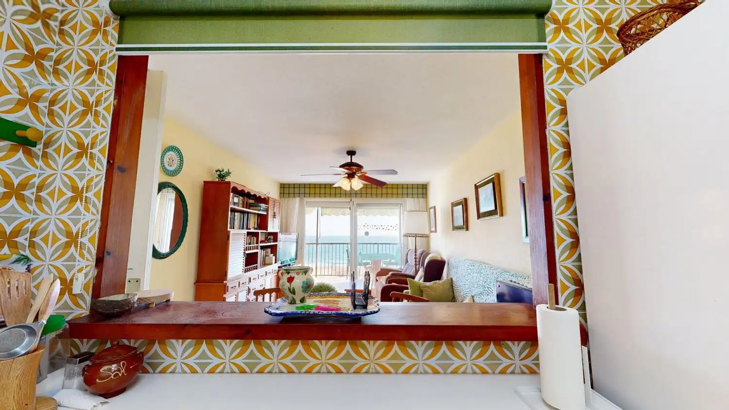 Wohnzimmer von Wohnung zum Verkauf in Alicante / Alacant mit Balkon