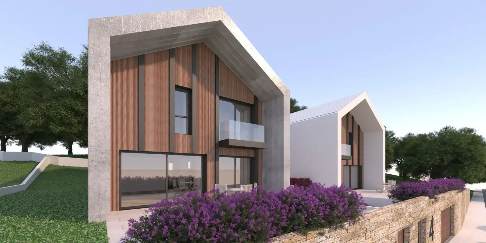 Chalet de obra nueva con terraza en venta en Rúa Colina 6, imagen 2