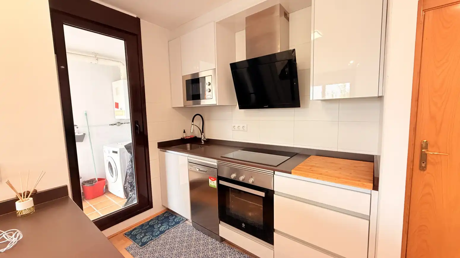 Cocina de Piso en venta en Udías con Calefacción, Jardín privado y Terraza