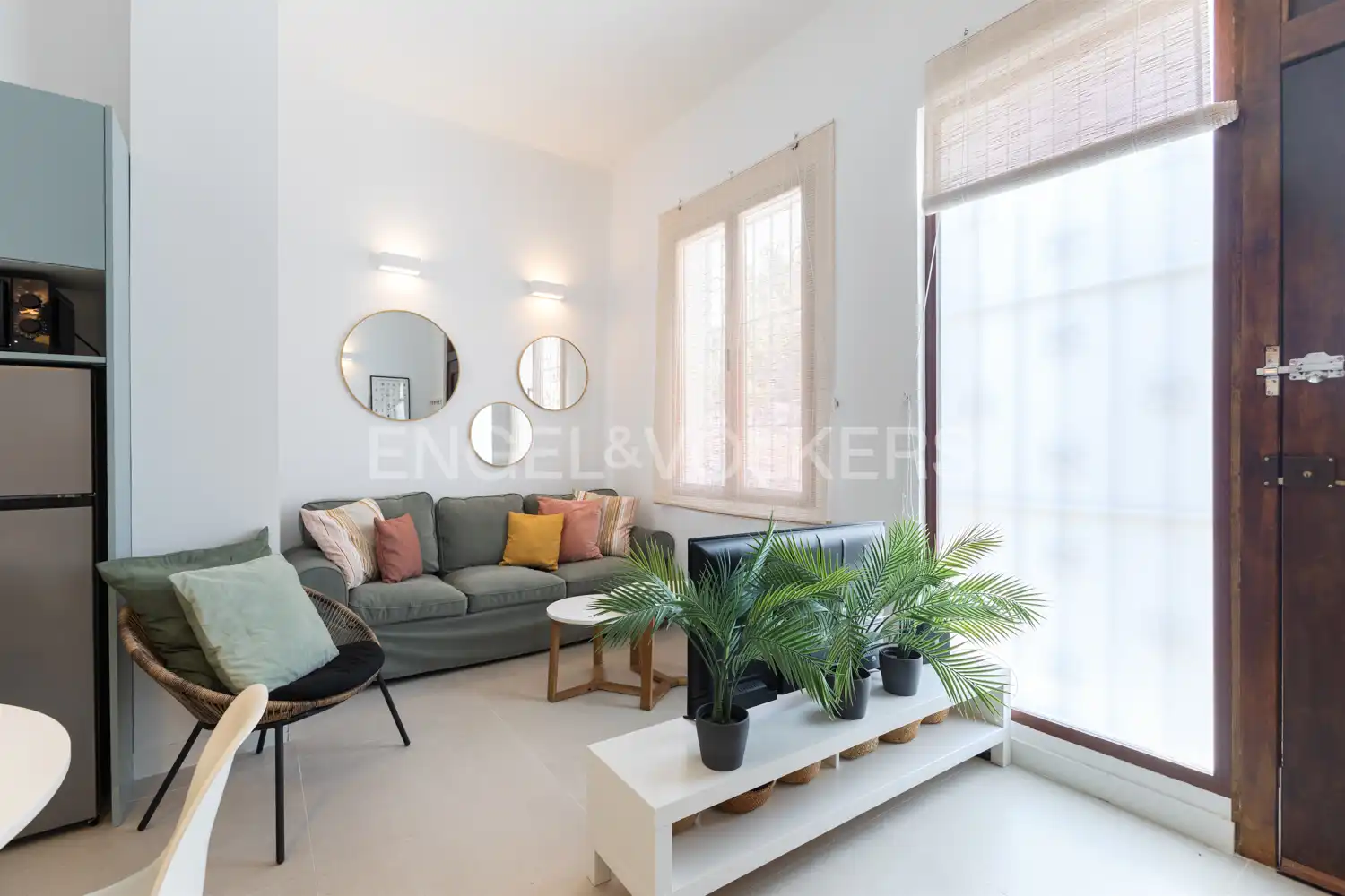 Sala de estar de Piso de alquiler en Valencia con Aire acondicionado, Calefacción y Terraza