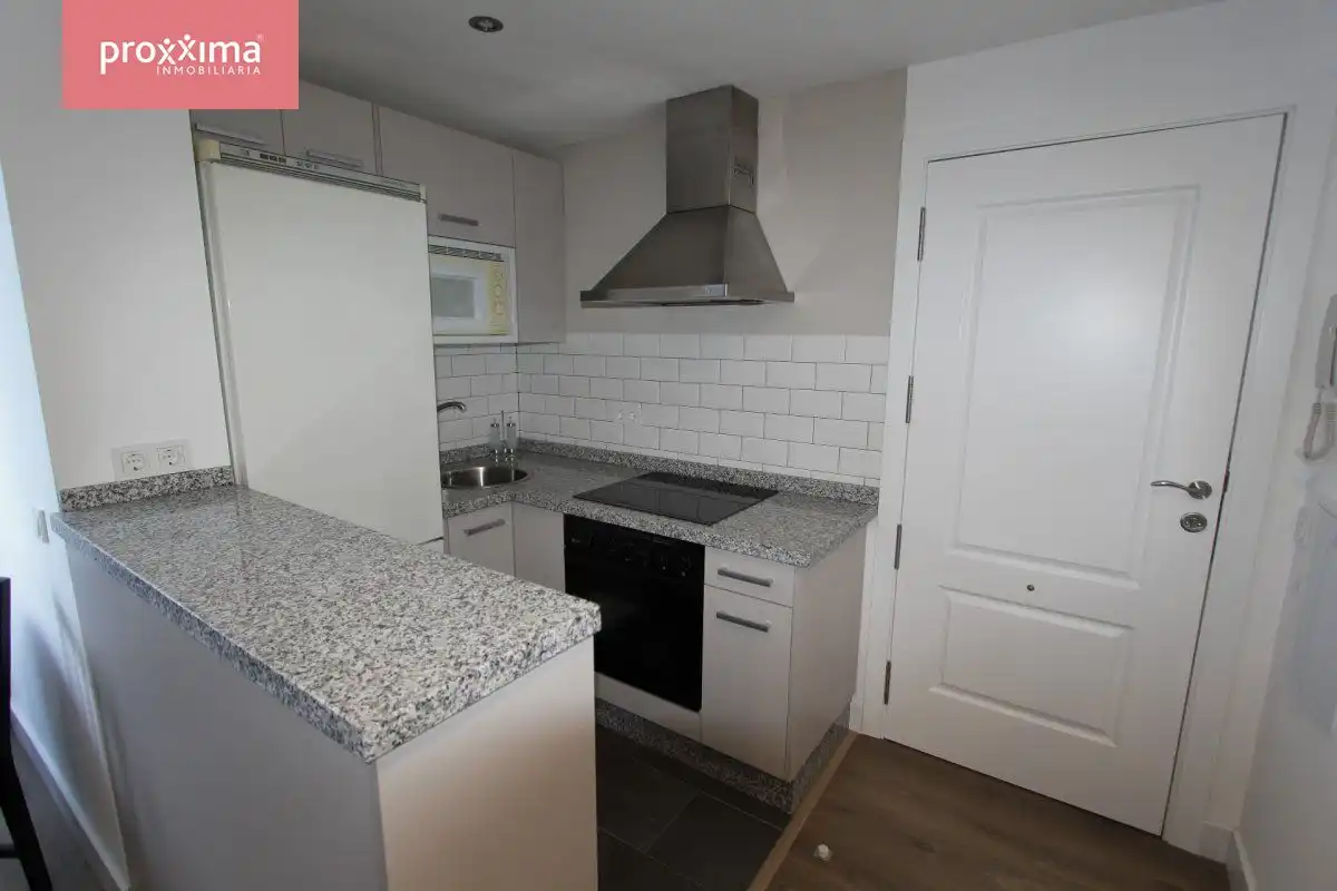 Cocina de Apartamento de alquiler en Sevilla con Calefacción