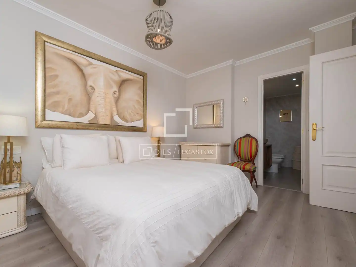 Schlafzimmer von Wohnung zum Verkauf in Eivissa mit Klimaanlage, Privatgarten und Terrasse