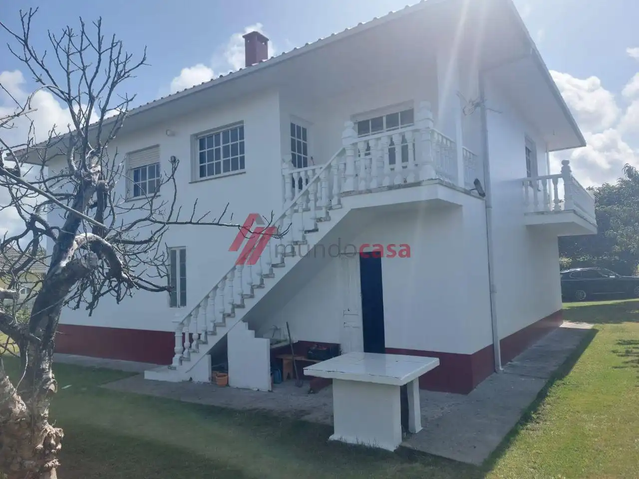 Vista exterior de Casa o chalet de alquiler en Valdoviño con Jardín privado y Amueblado