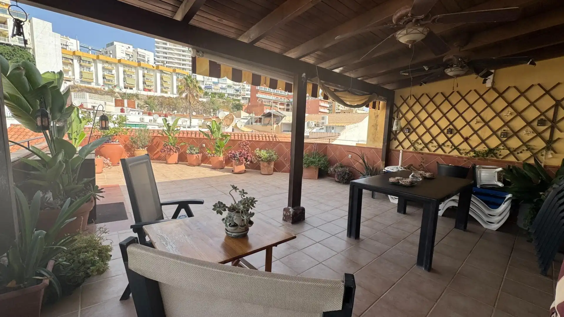 Terrasse von Dachboden zum Verkauf in Torremolinos mit Terrasse und Möbliert