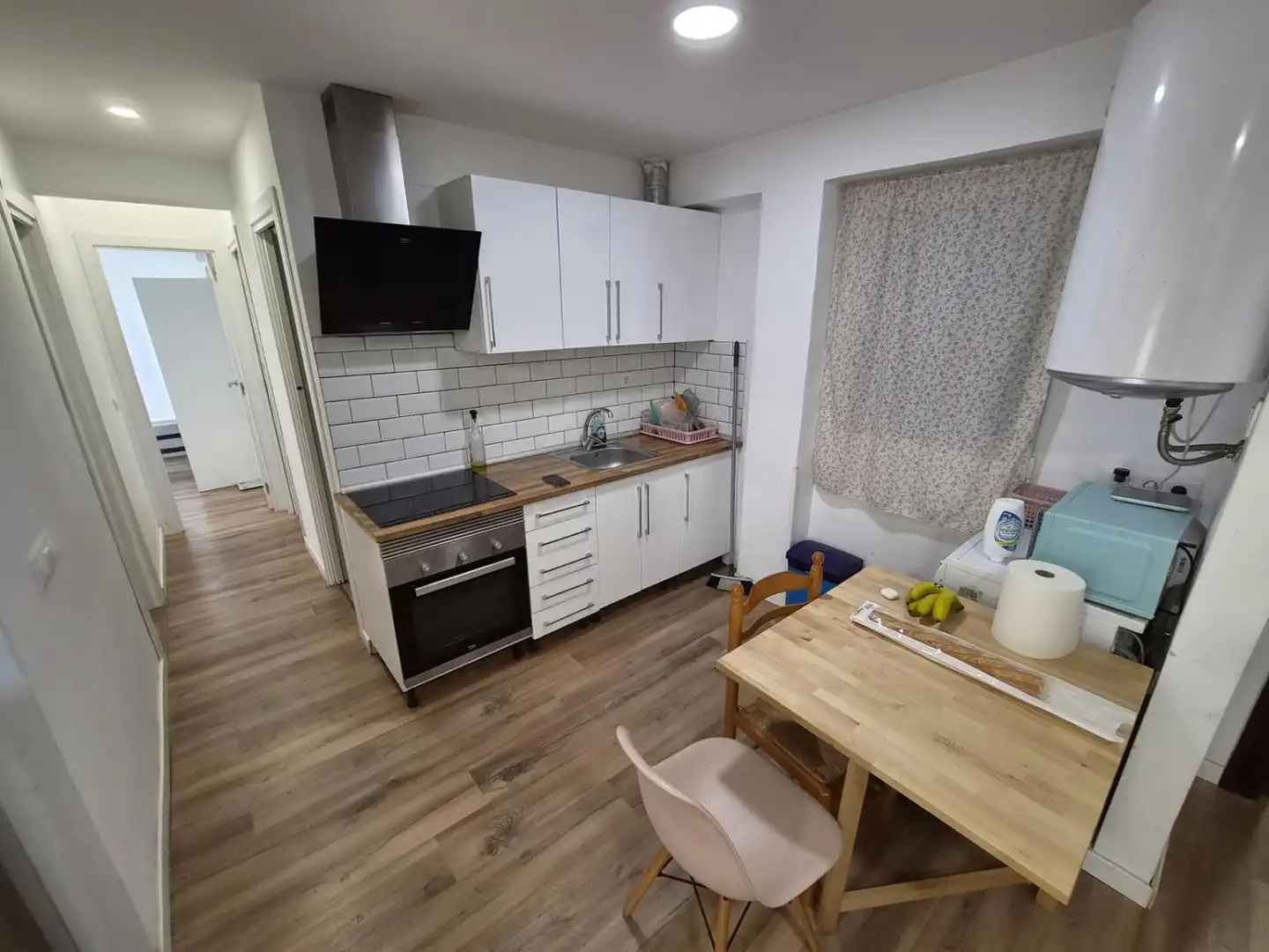 Cuina de Pis de lloguer en Castellón de la Plana / Castelló de la Plana amb Parquet i Moblat