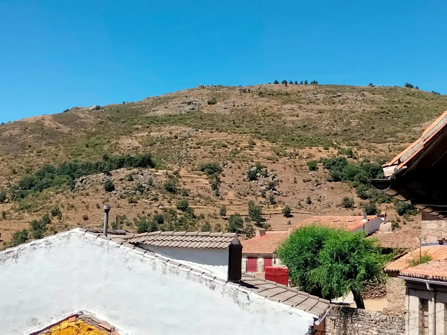 Vista exterior de Casa adosada en venta en Navacepedilla de Corneja con Calefacción y Trastero