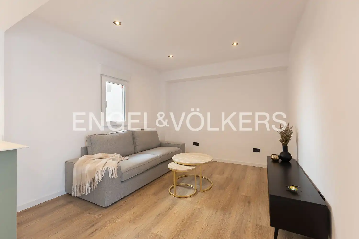 Wohnzimmer von Wohnung zur Miete in Valencia mit Klimaanlage, Heizung und Möbliert