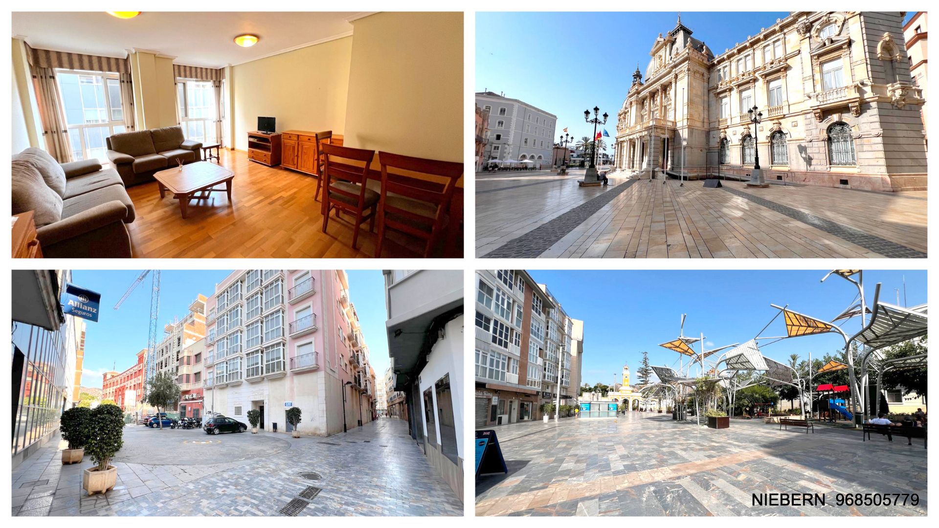 Exterior view of Flat to rent in Cartagena  with Air Conditioner, Furnished and Oven