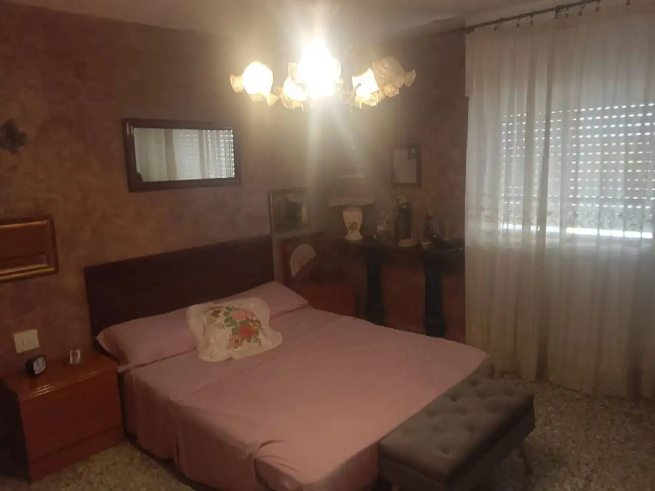 Schlafzimmer von Wohnung zum Verkauf in Oliva mit Klimaanlage, Möbliert und Balkon