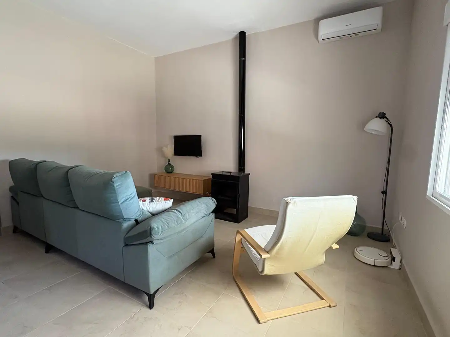 Sala de estar de Casa o chalet en venta en Don Benito con Aire acondicionado y Piscina