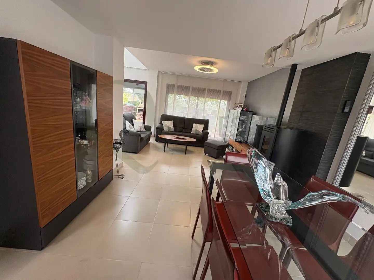 Living room of Flat for sale in Mutxamel  with Air Conditioner, Private garden and Terrace