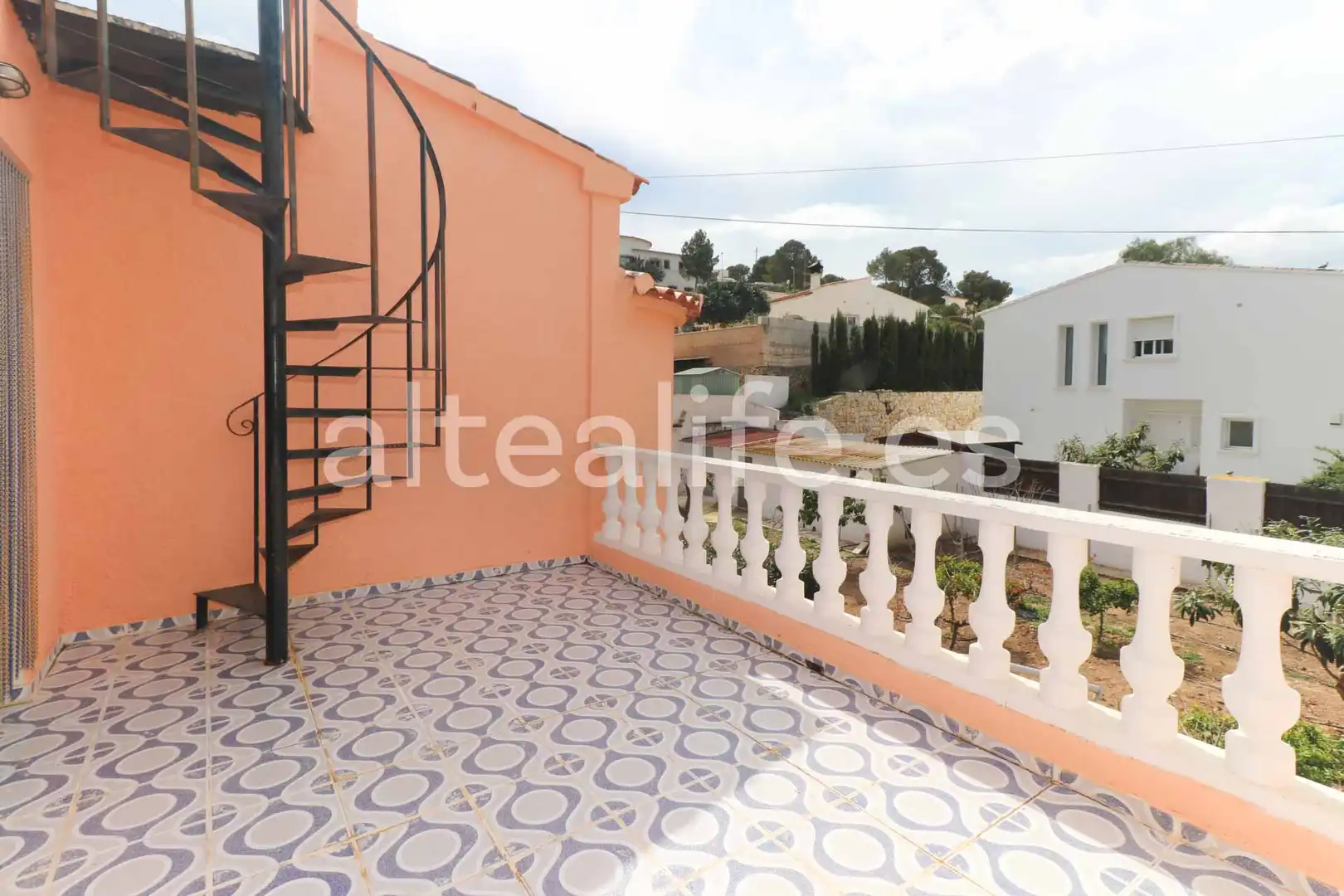 Terrace of Houses for sale in L'Alfàs del Pi  with Air Conditioner, Private garden and Terrace