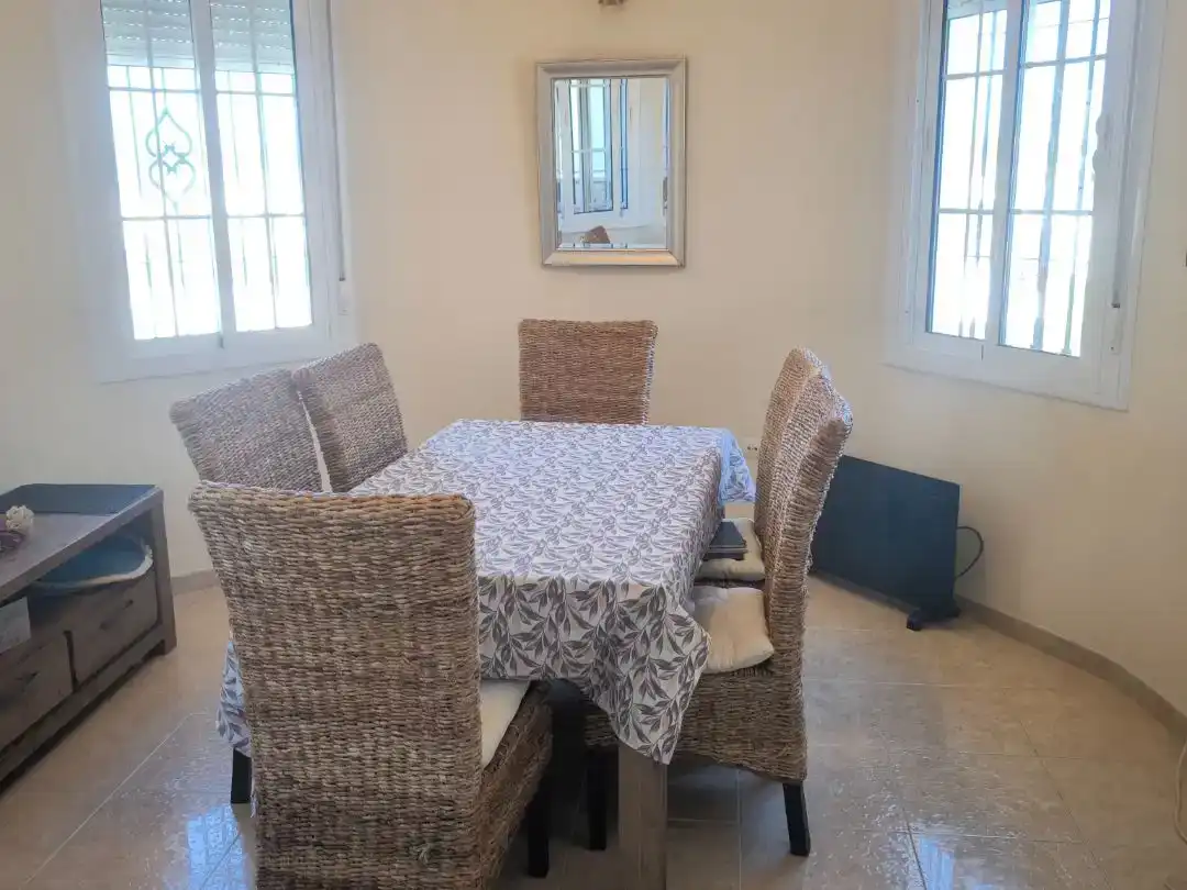 Dining room of Flat for sale in Vélez-Málaga  with Air Conditioner, Private garden and Storage room