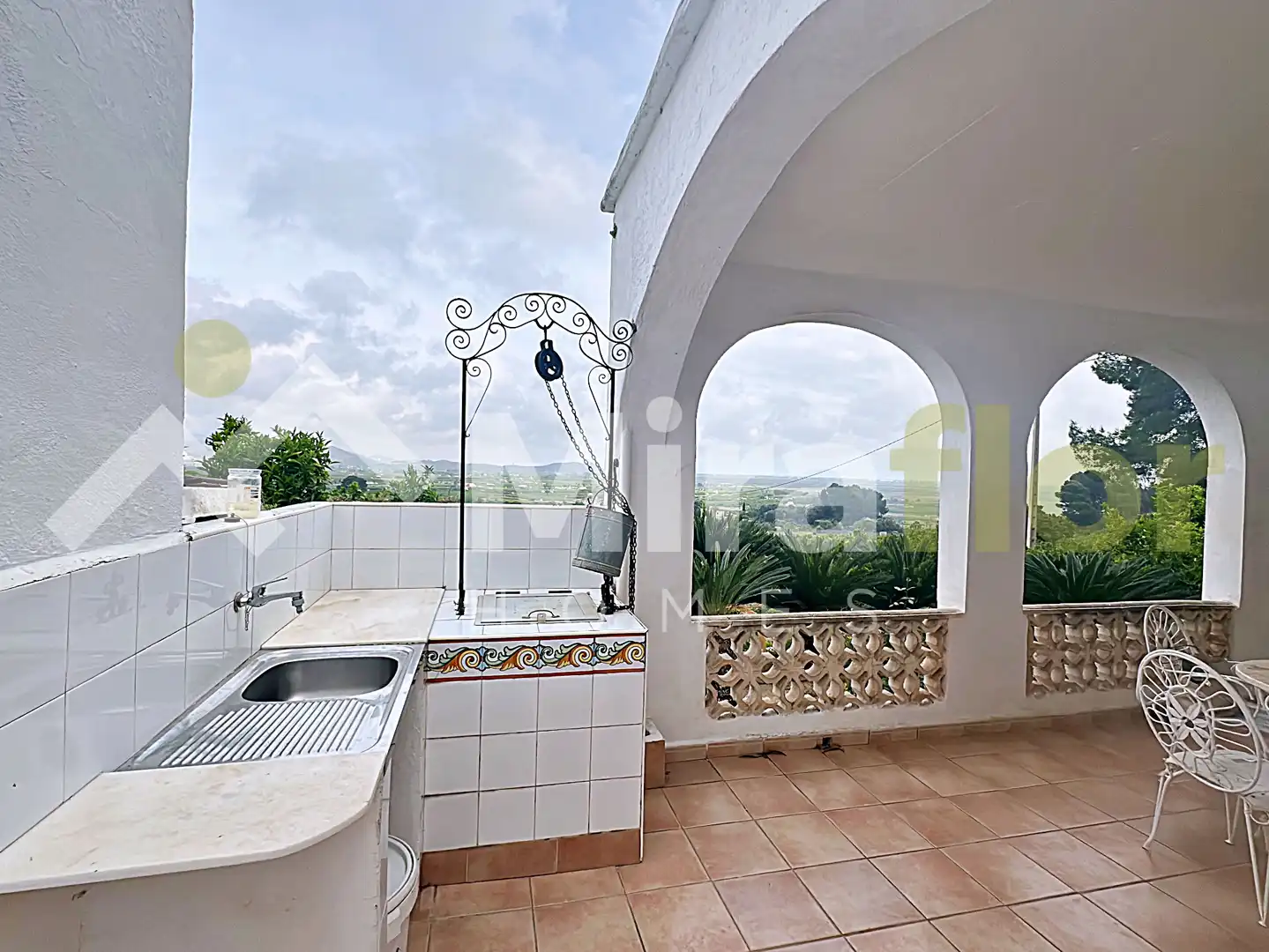 Jardín de Finca rústica en venta en Pego con Jardín privado, Terraza y Amueblado