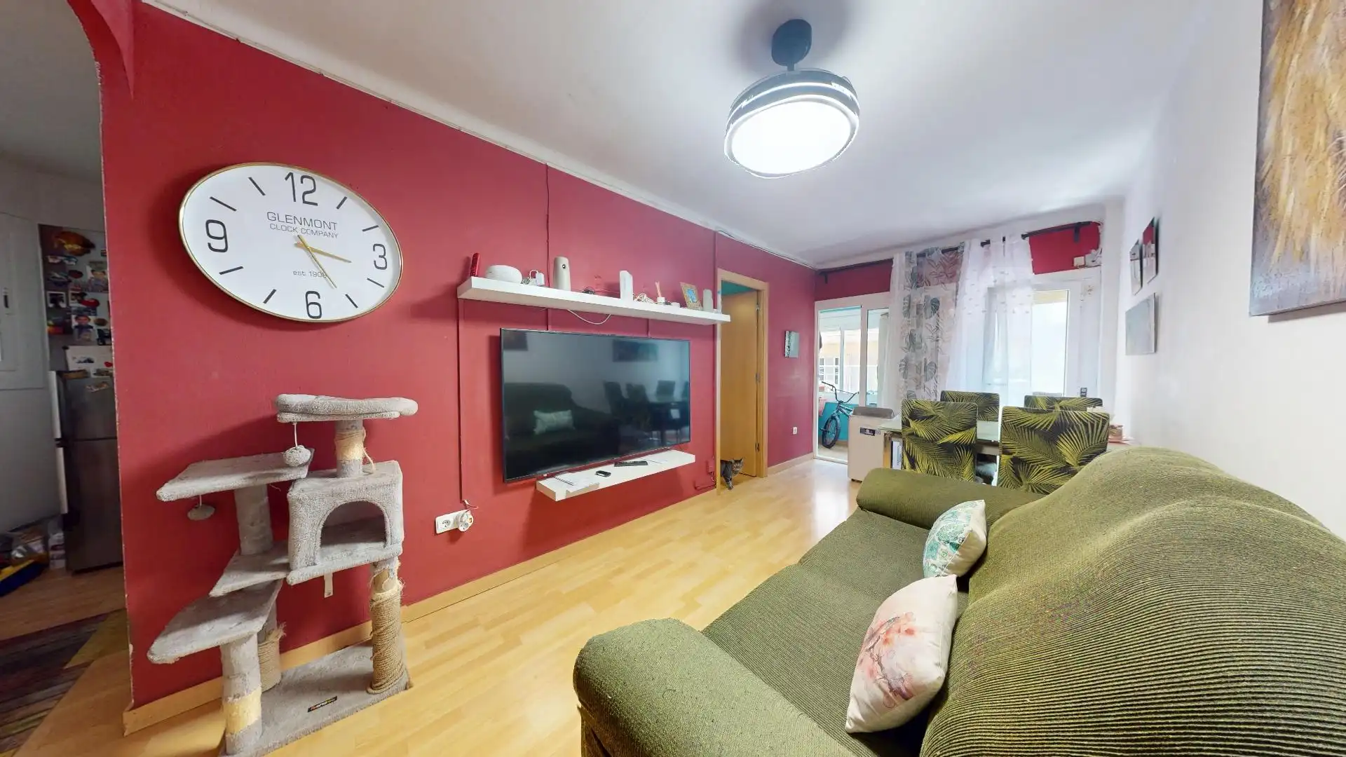 Sala de estar de Piso en venta en Barcelona con Parquet