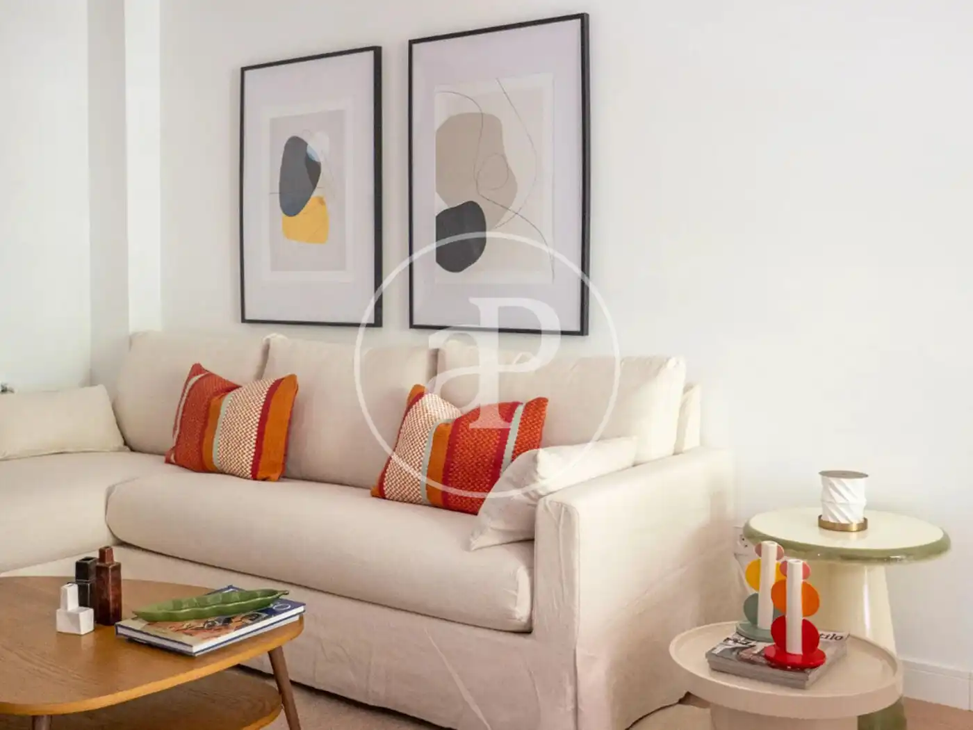 Wohnzimmer von Wohnung zum Verkauf in Madrid mit Klimaanlage, Heizung und Terrasse