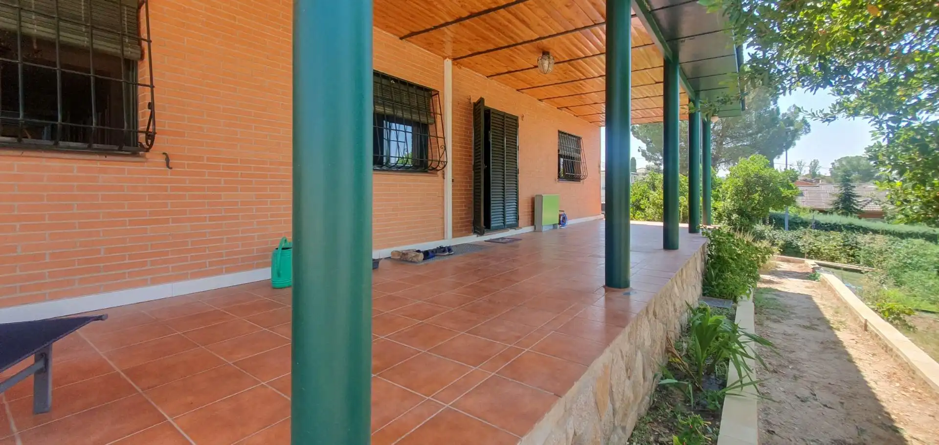 Terraza de Casa o chalet en venta en El Casar con Terraza, Trastero y Piscina