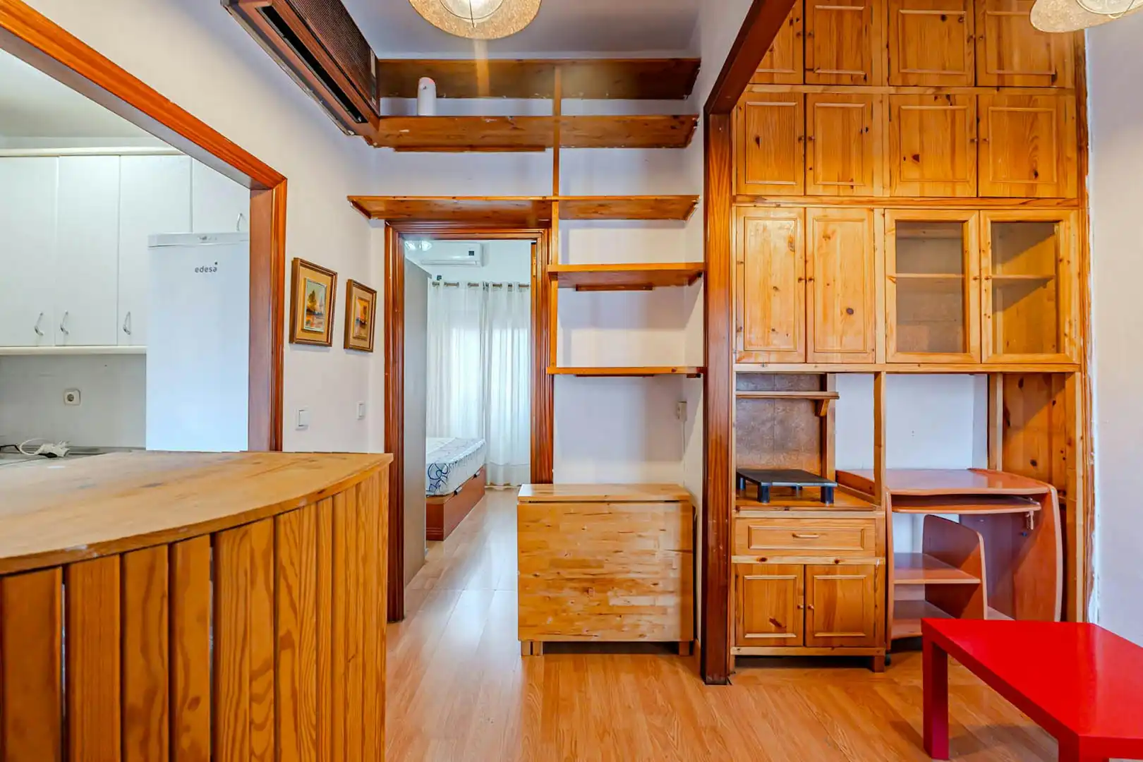 Bedroom of Flat for rent in Madrid  with Air Conditioner, Heating and Furnished