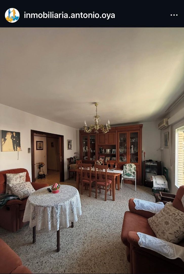 Dining room of Flat for sale in Mancha Real  with Air Conditioner, Furnished and Balcony