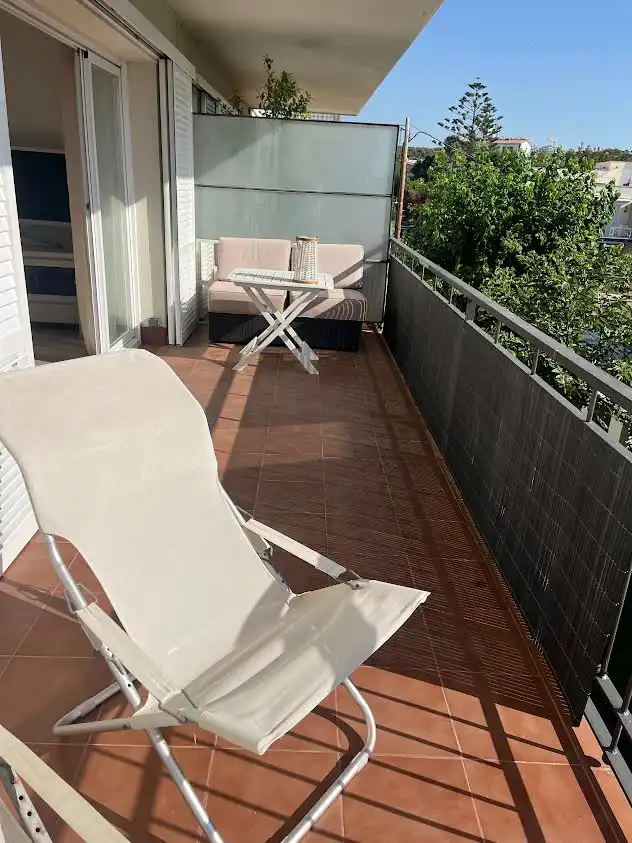 Terraza de Apartamento de alquiler en Sitges con Calefacción, Jardín privado y Terraza